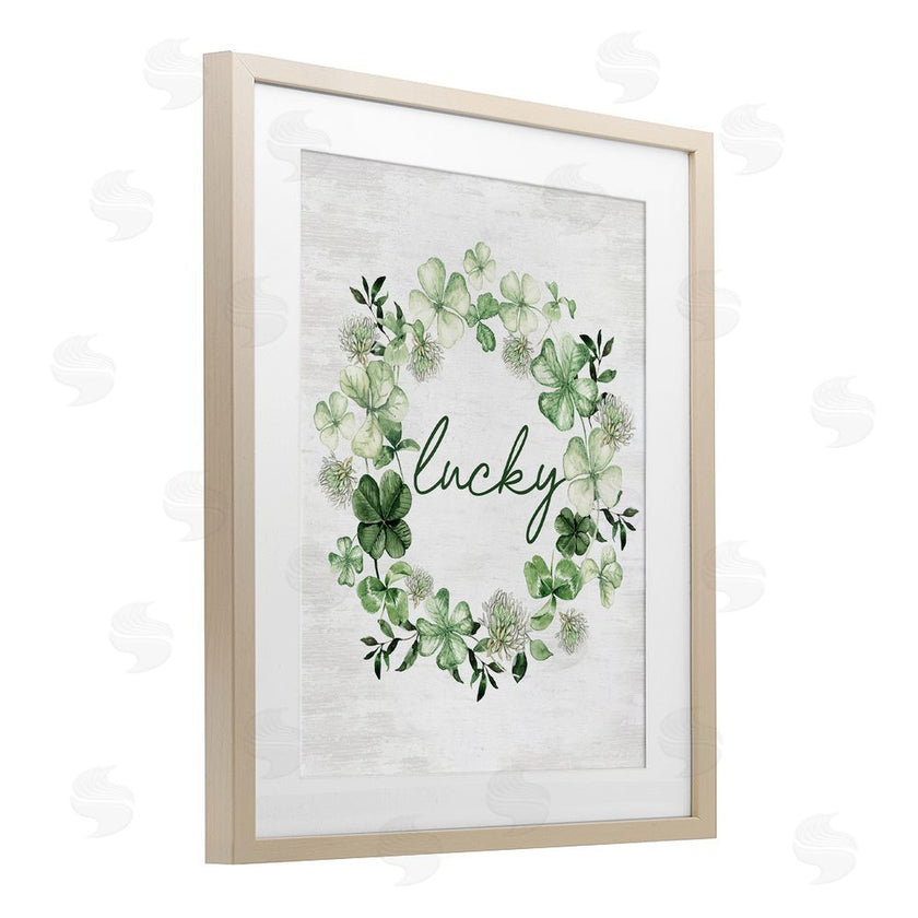 Lettered and Lined | Lucky Clovers Botanical Wreath