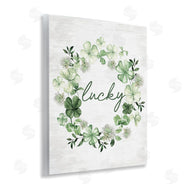 Lettered and Lined | Lucky Clovers Botanical Wreath