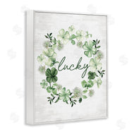 Lettered and Lined | Lucky Clovers Botanical Wreath