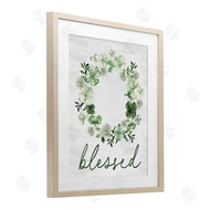 Lettered and Lined | Blessed with Spring Clover Wreath