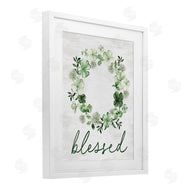 Lettered and Lined | Blessed with Spring Clover Wreath