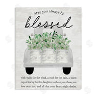 Lettered and Lined | Always Be Blessed Spring Florals