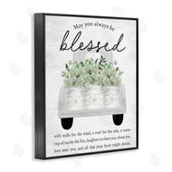 Lettered and Lined | Always Be Blessed Spring Florals