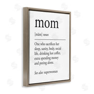 Lettered and Lined | Mom Definition Love & Sacrifice