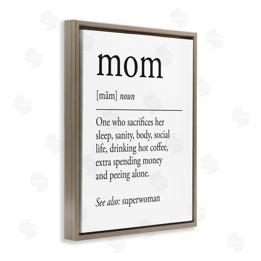 Lettered and Lined | Mom Definition Love & Sacrifice