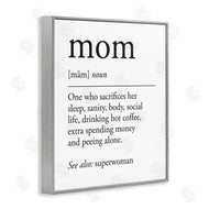 Lettered and Lined | Mom Definition Love & Sacrifice