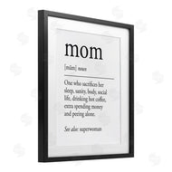 Lettered and Lined | Mom Definition Love & Sacrifice
