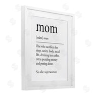 Lettered and Lined | Mom Definition Love & Sacrifice