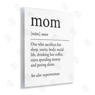Lettered and Lined | Mom Definition Love & Sacrifice