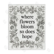 Lettered and Lined | Hope Blooms Vintage Border