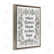 Lettered and Lined | Hope Blooms Vintage Border