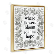 Lettered and Lined | Hope Blooms Vintage Border