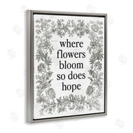 Lettered and Lined | Hope Blooms Vintage Border