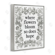 Lettered and Lined | Hope Blooms Vintage Border