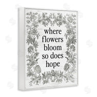 Lettered and Lined | Hope Blooms Vintage Border