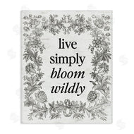 Lettered and Lined | Bloom Wildly Vintage Border