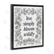 Lettered and Lined | Bloom Wildly Vintage Border