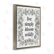 Lettered and Lined | Bloom Wildly Vintage Border