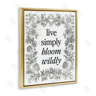 Lettered and Lined | Bloom Wildly Vintage Border