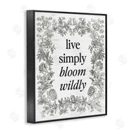 Lettered and Lined | Bloom Wildly Vintage Border