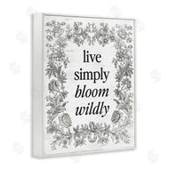 Lettered and Lined | Bloom Wildly Vintage Border