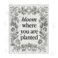 Lettered and Lined | Inspiring Bloom with Vintage Border