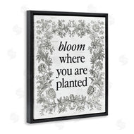 Lettered and Lined | Inspiring Bloom with Vintage Border