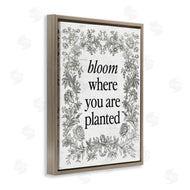 Lettered and Lined | Inspiring Bloom with Vintage Border