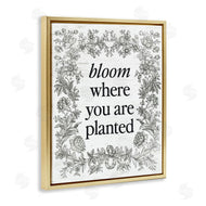 Lettered and Lined | Inspiring Bloom with Vintage Border