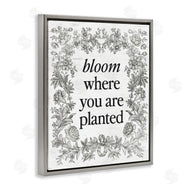 Lettered and Lined | Inspiring Bloom with Vintage Border