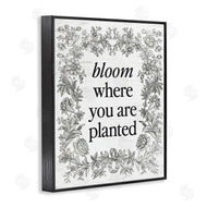 Lettered and Lined | Inspiring Bloom with Vintage Border