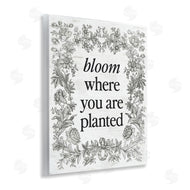 Lettered and Lined | Inspiring Bloom with Vintage Border