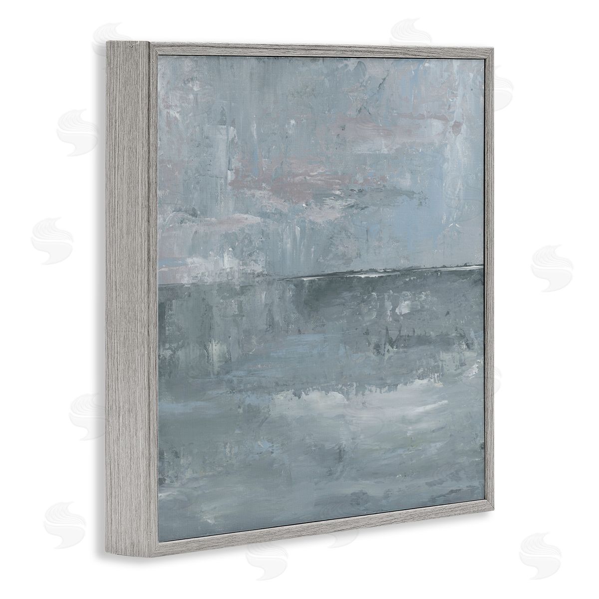 Kristen Dalpiaz Slate Tones Abstract Gray Framed Giclee Art Print