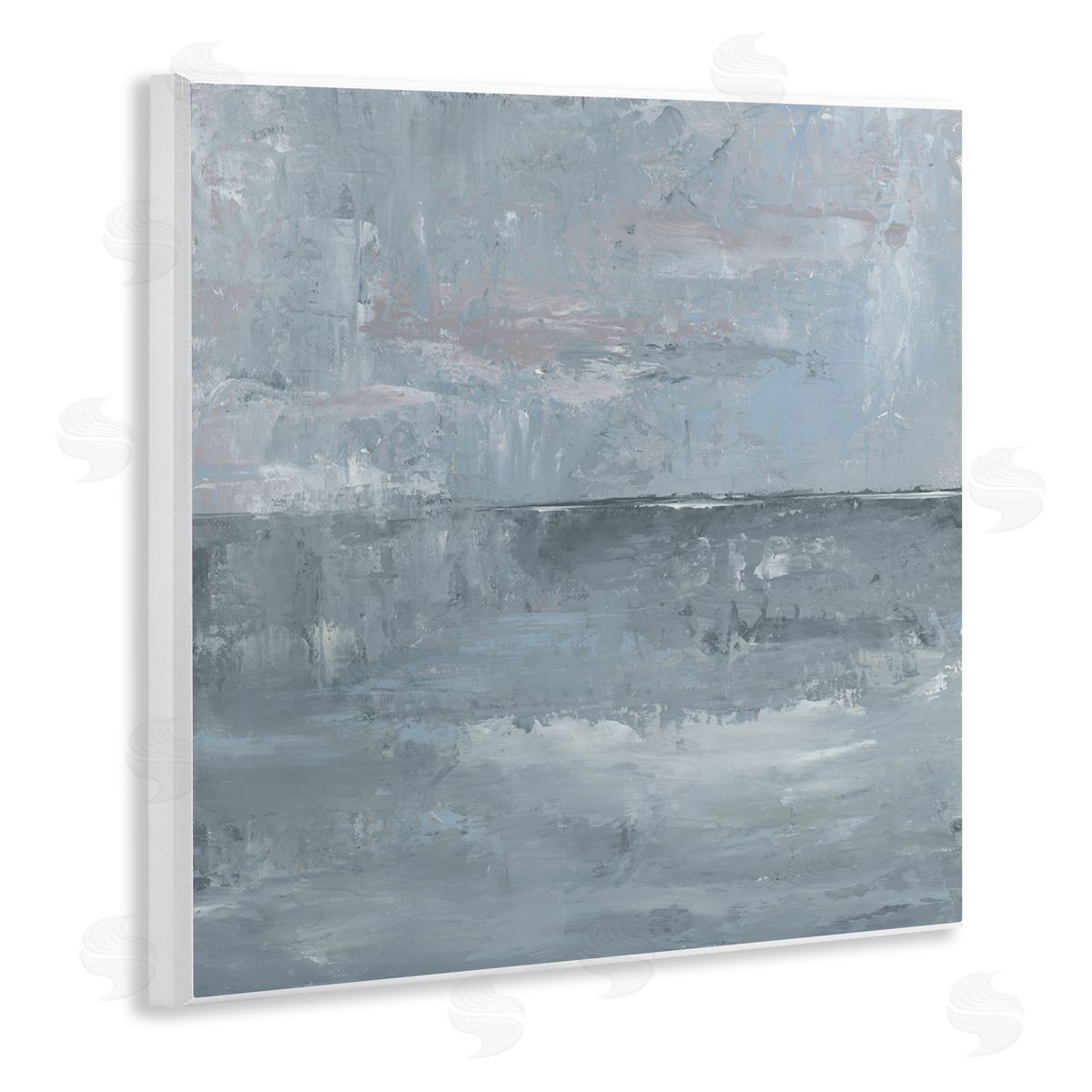 Kristen Dalpiaz Slate Tones Abstract Wall Plaque Art Print