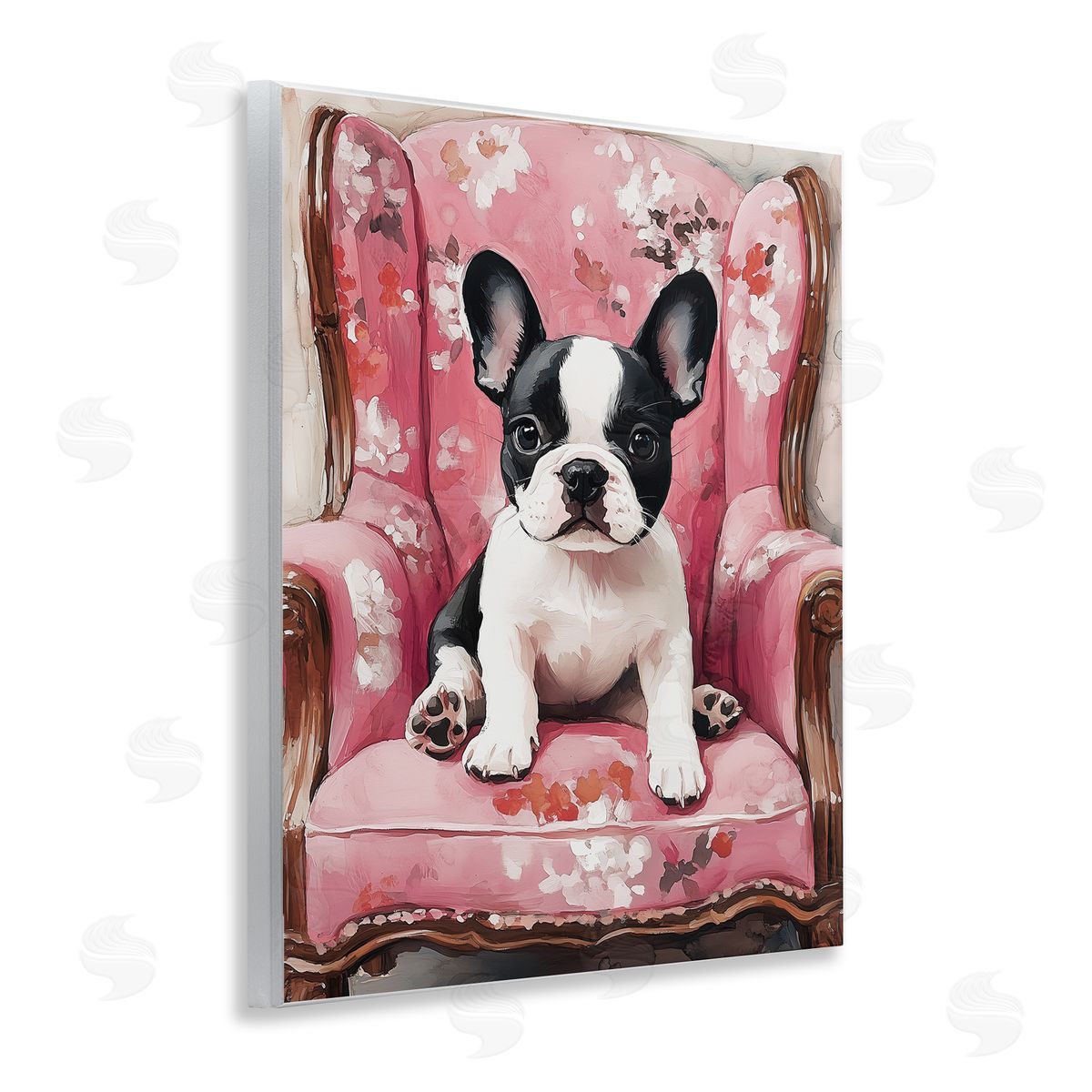 Annabelle Hall Sweetest Dog Frenchie Wall Plaque Art Print