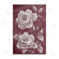 Annabelle Hall | Chambermaid Blooms on Maroon