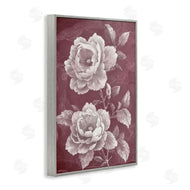 Annabelle Hall | Chambermaid Blooms on Maroon
