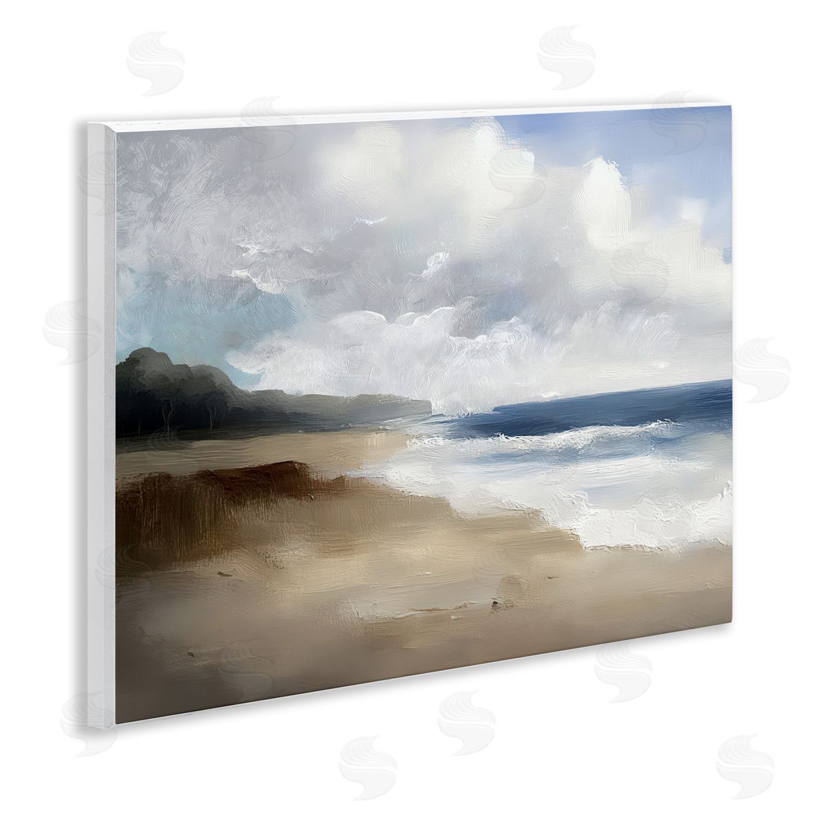Annabelle Hall Sea Of Sighs Landscape Wall Plaque Art Print