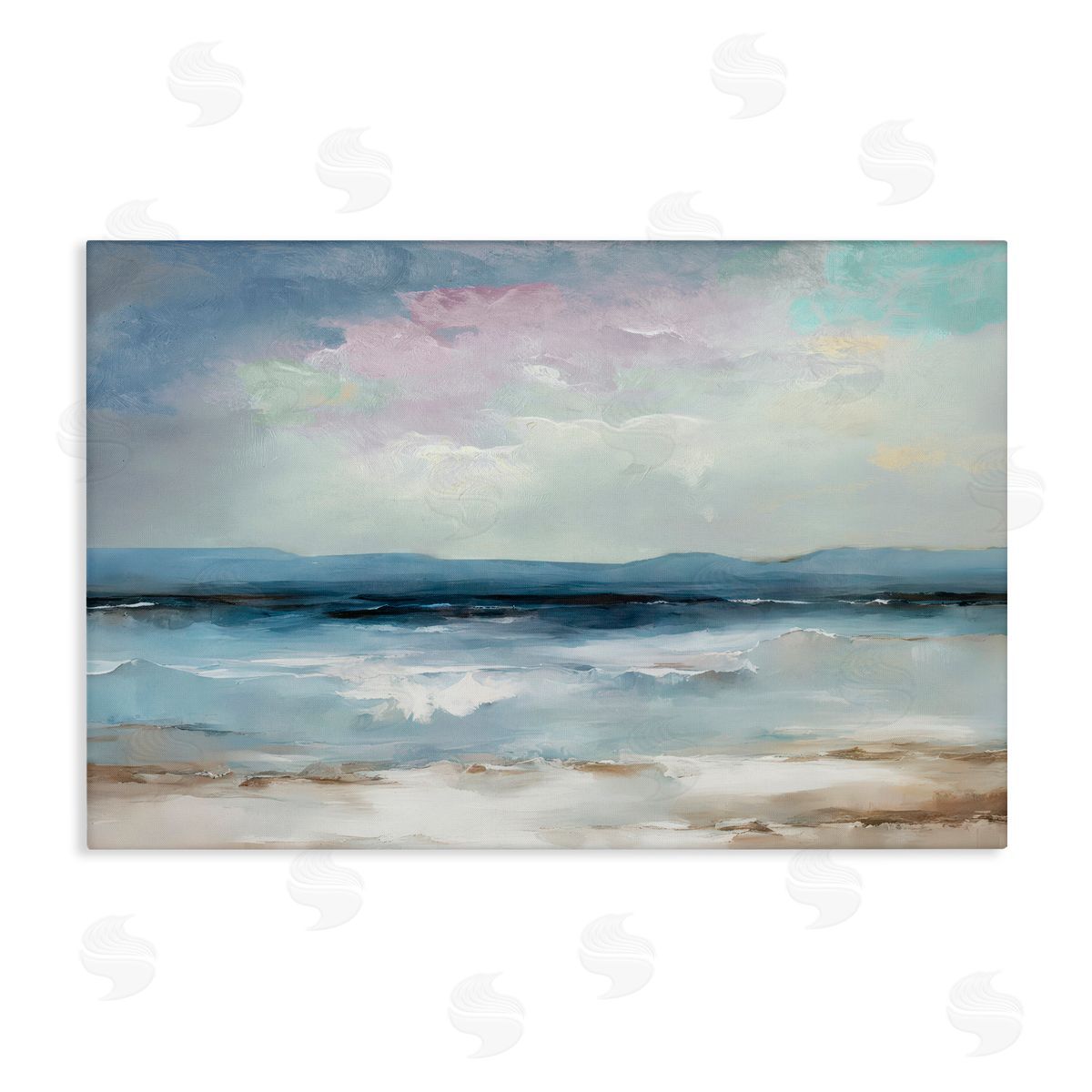 Annabelle Hall Coastal Sea Of Sighs Canvas Wall Art Print