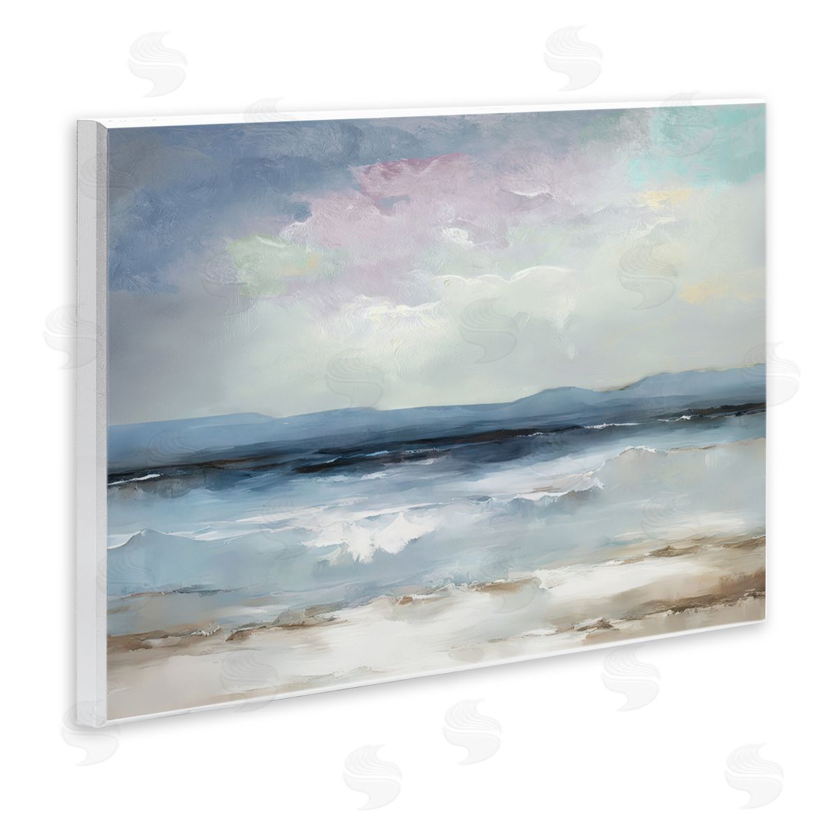 Annabelle Hall Coastal Sea Of Sighs Wall Plaque Art Print