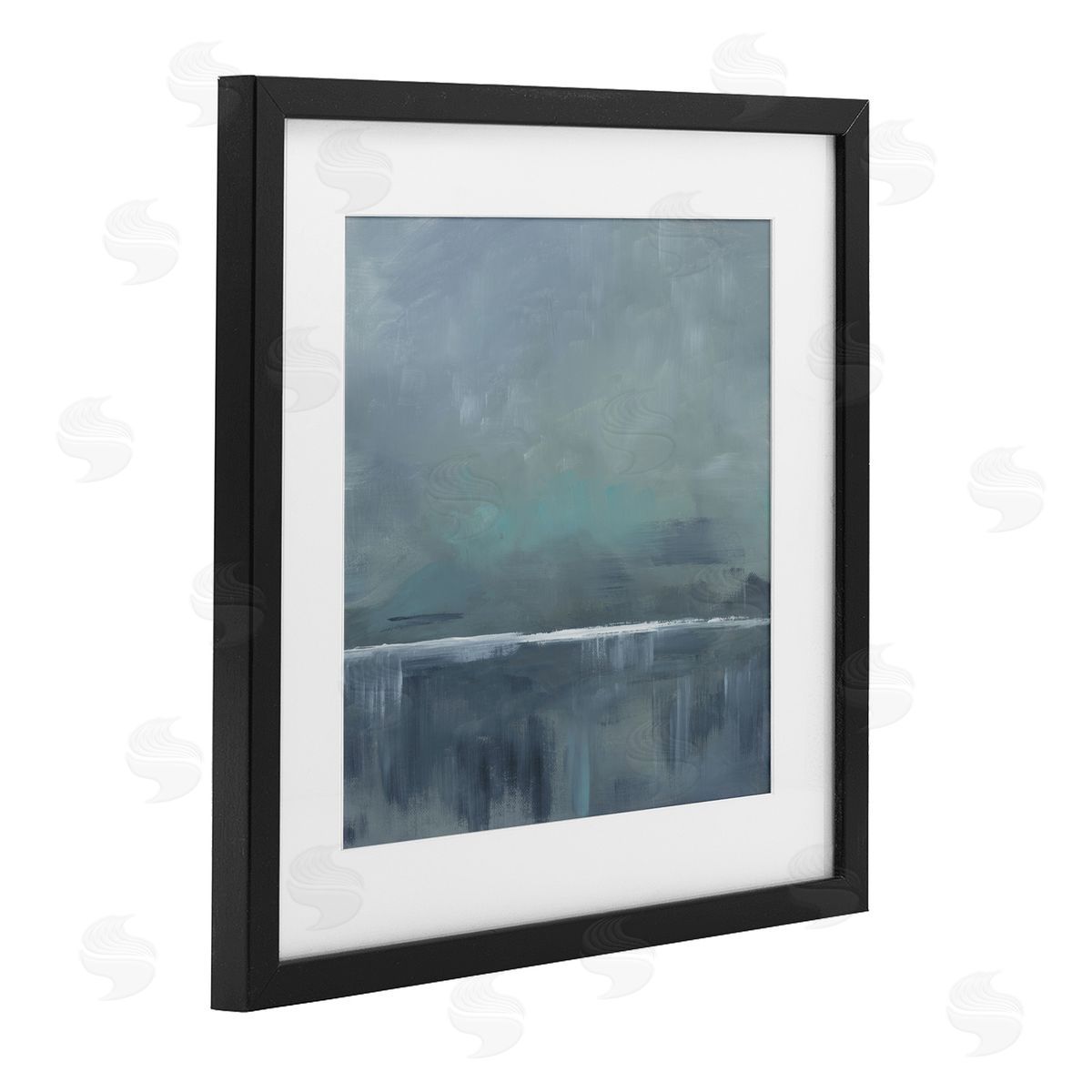 Kristen Dalpiaz Land And Sea Horizon Black Framed Print Under Glass Art