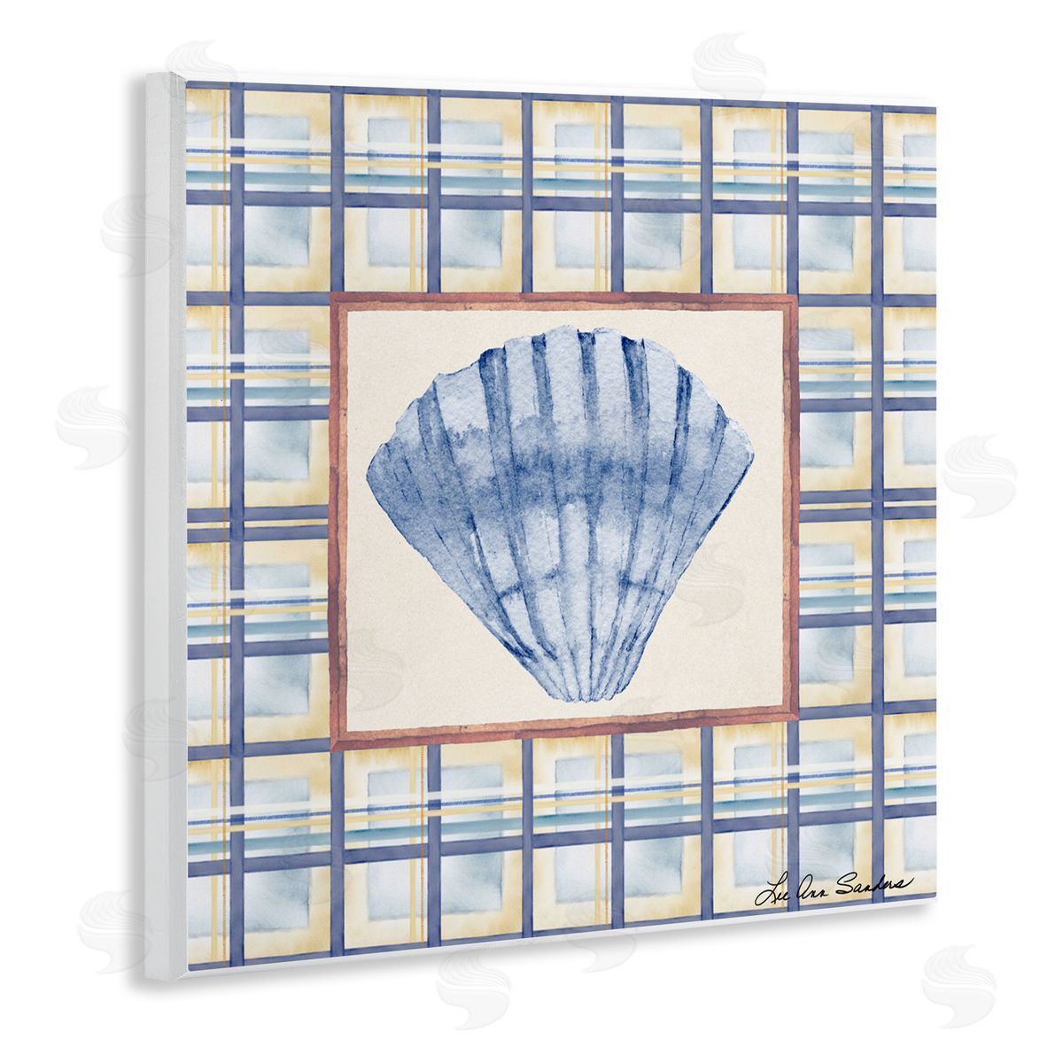 Lee Ann Sanders Clam Shell Treasure Wall Plaque Art Print