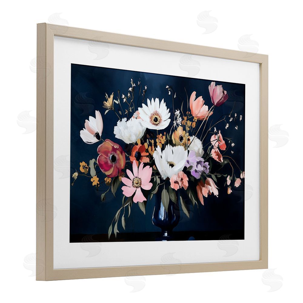Annabelle Hall Disorderly Conduct Bouquet Birch Framed Print Under Glass Art