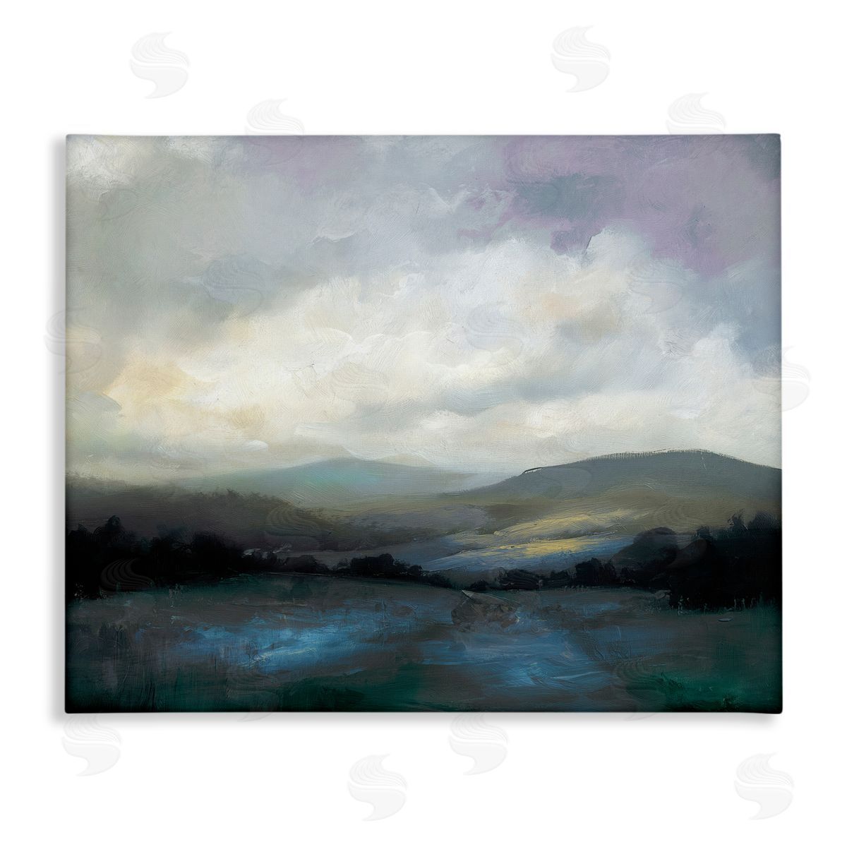 Annabelle Hall Refreshed Quiet Mountainscape Canvas Wall Art Print