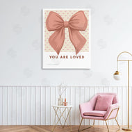Courtney Haley | Coral Bow You Are Loved