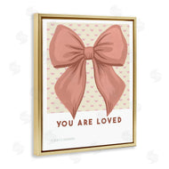 Courtney Haley | Coral Bow You Are Loved