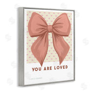 Courtney Haley | Coral Bow You Are Loved