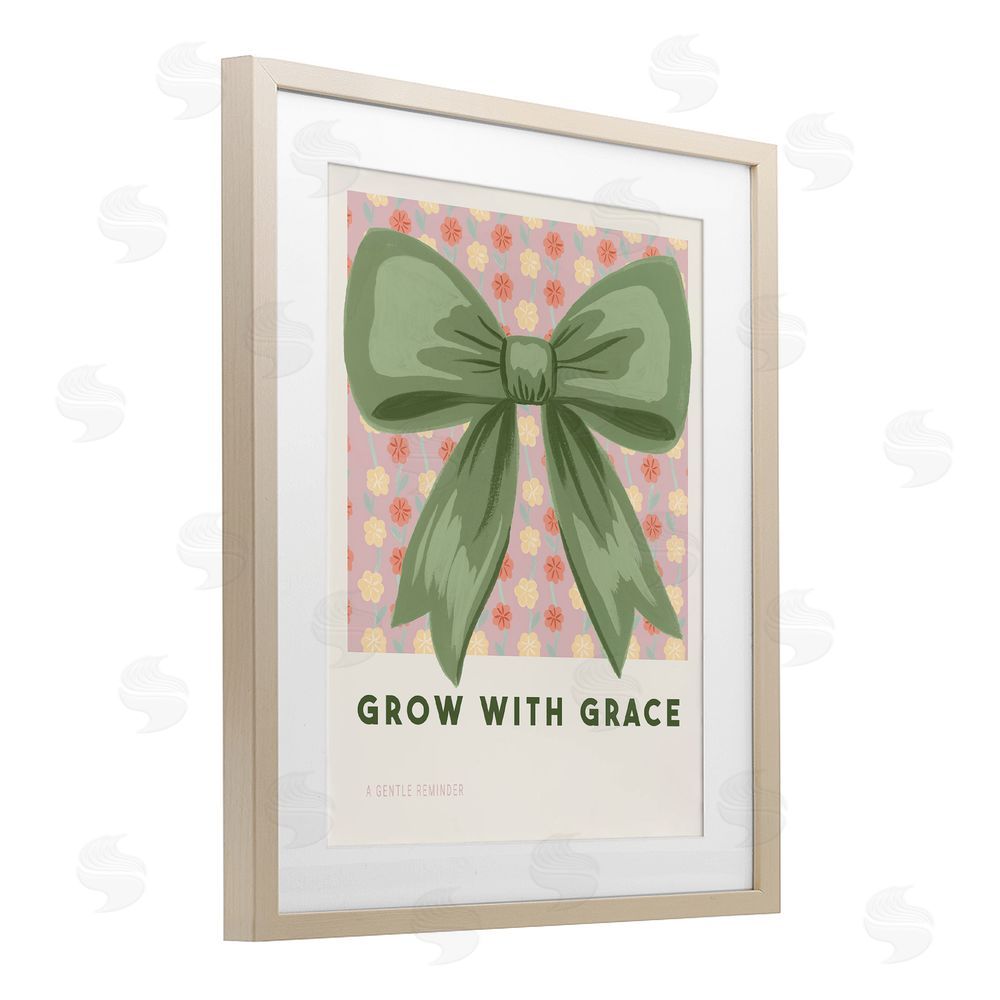 Courtney Haley Grow With Grace Ribbon Birch Framed Print Under Glass Art
