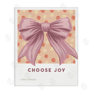 Courtney Haley | Choose Joy Bow with Florals