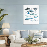 Evelyn Coleman | Underwater Creatures in Blues